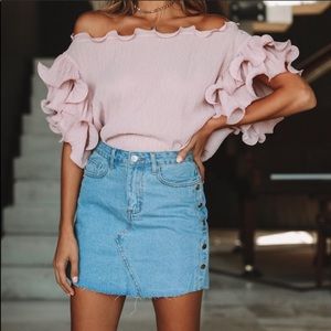 Say Something Loving Top in Blush